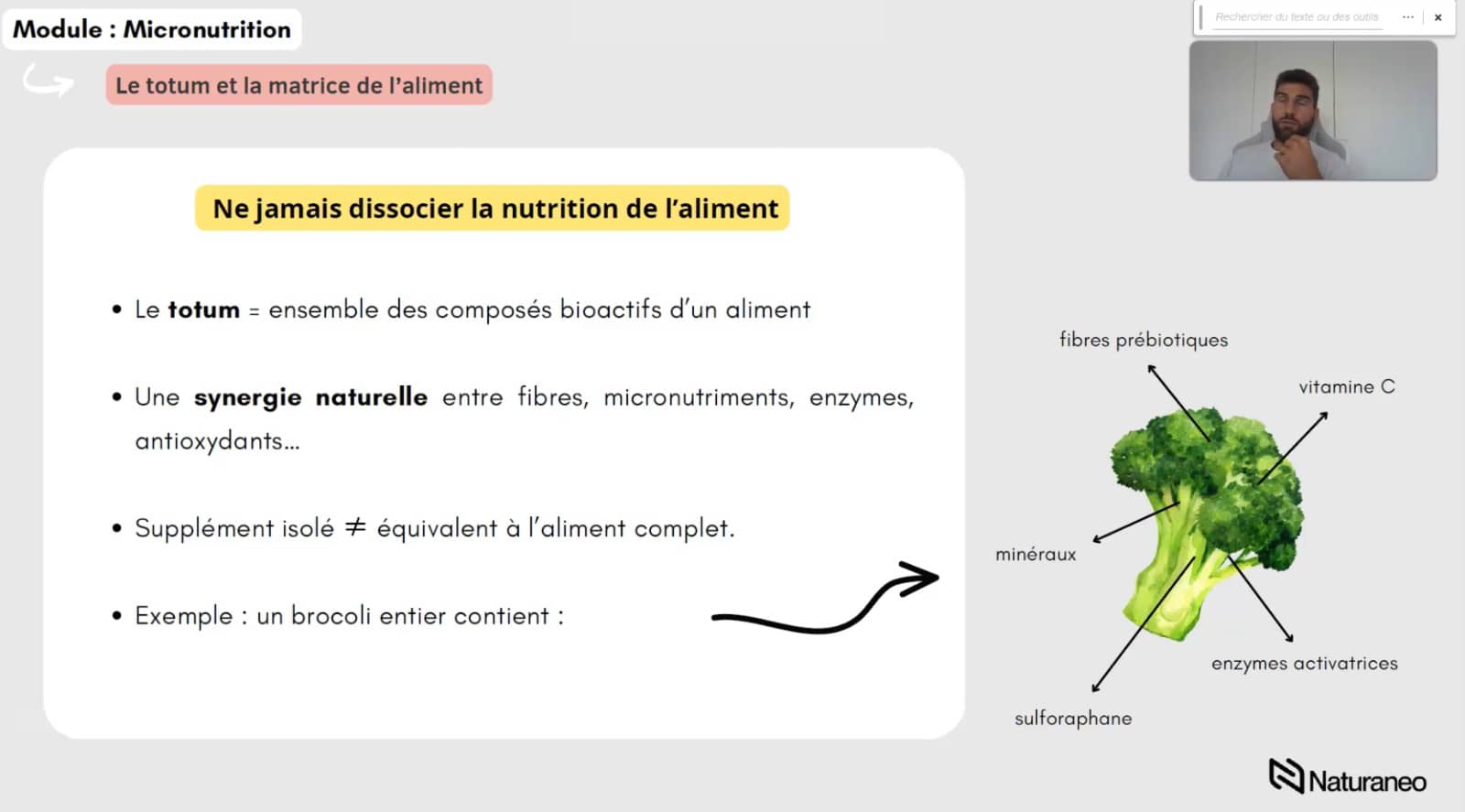 Micronutrition : le totum et la matrice de l'aliment
